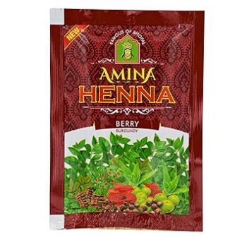 Amina Natural Burgundy Henna Hair Color