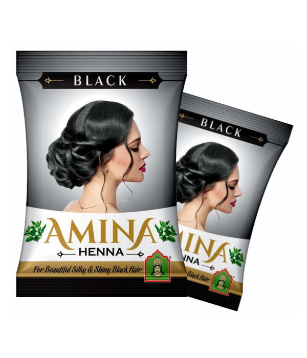 Amina Henna Natural Black - Amina Henna Herbal (India) Pvt. Ltd.