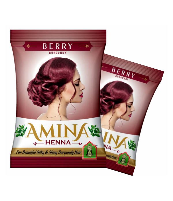 Amina Henna Natural Berry (Burgundy)