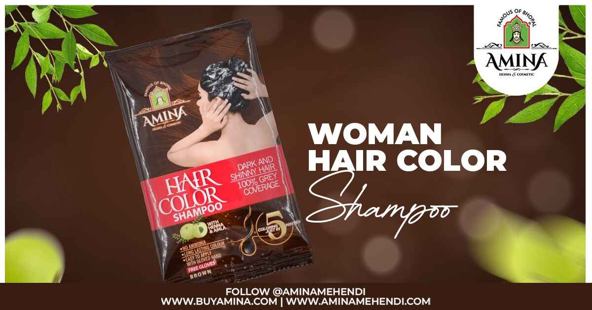 Amina Woman Hair Color Shampoo