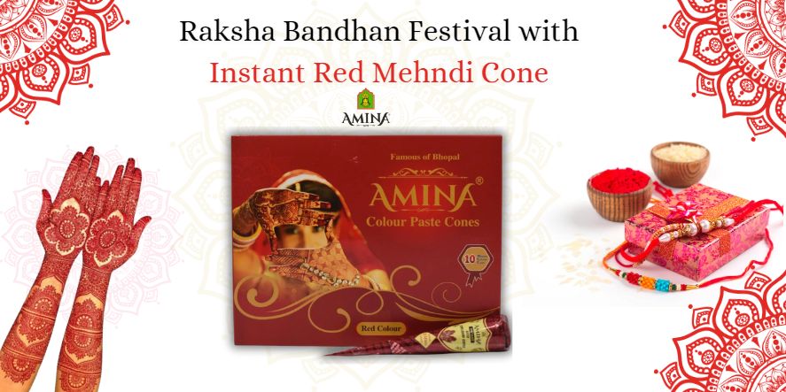 Instant Red Mehendi Cone