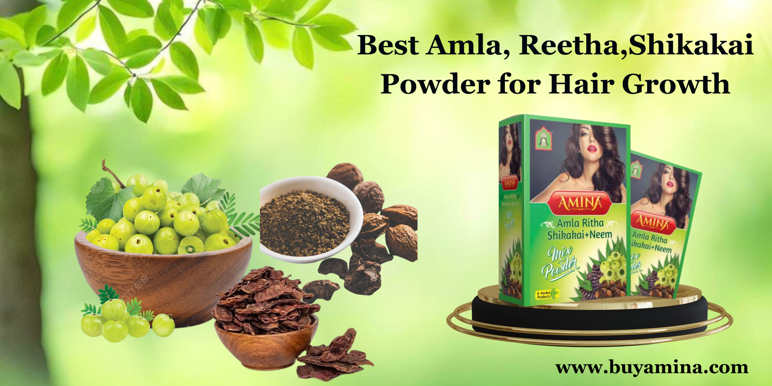 Amla Reetha Shikakai Powder