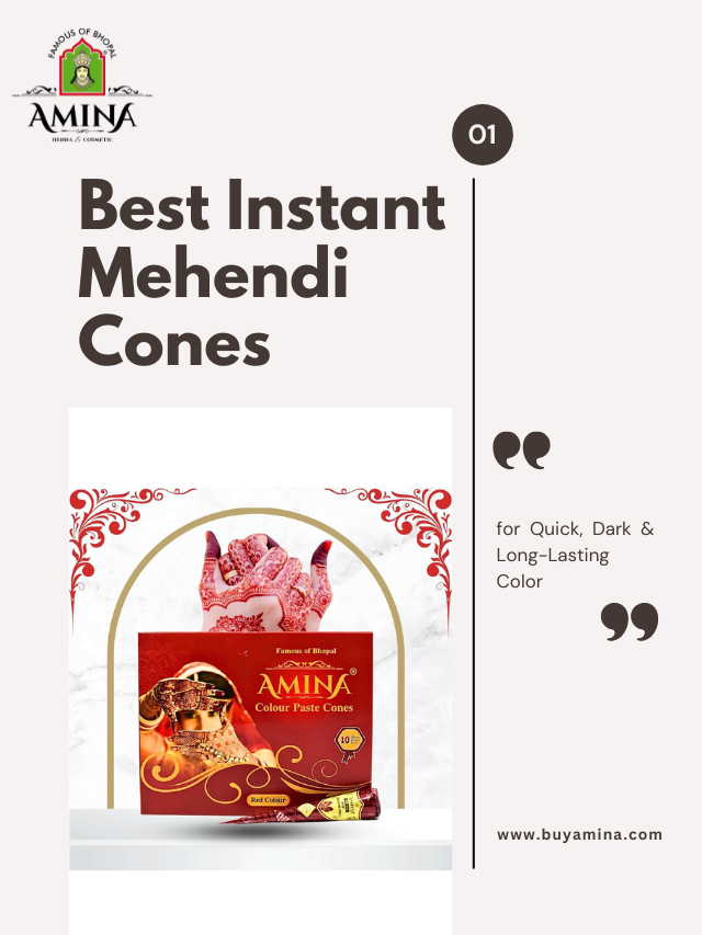 Best Instant Mehendi Cones for Quick, Dark & Long-Lasting Color