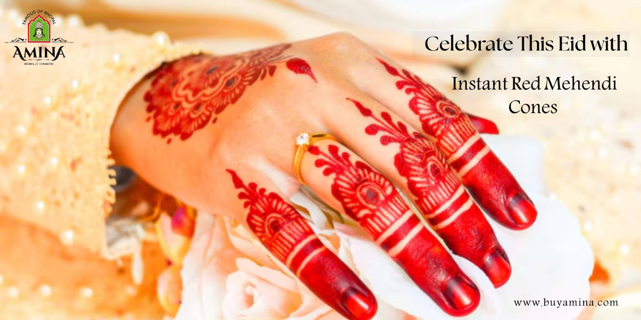 Instant Red Mehendi Cone