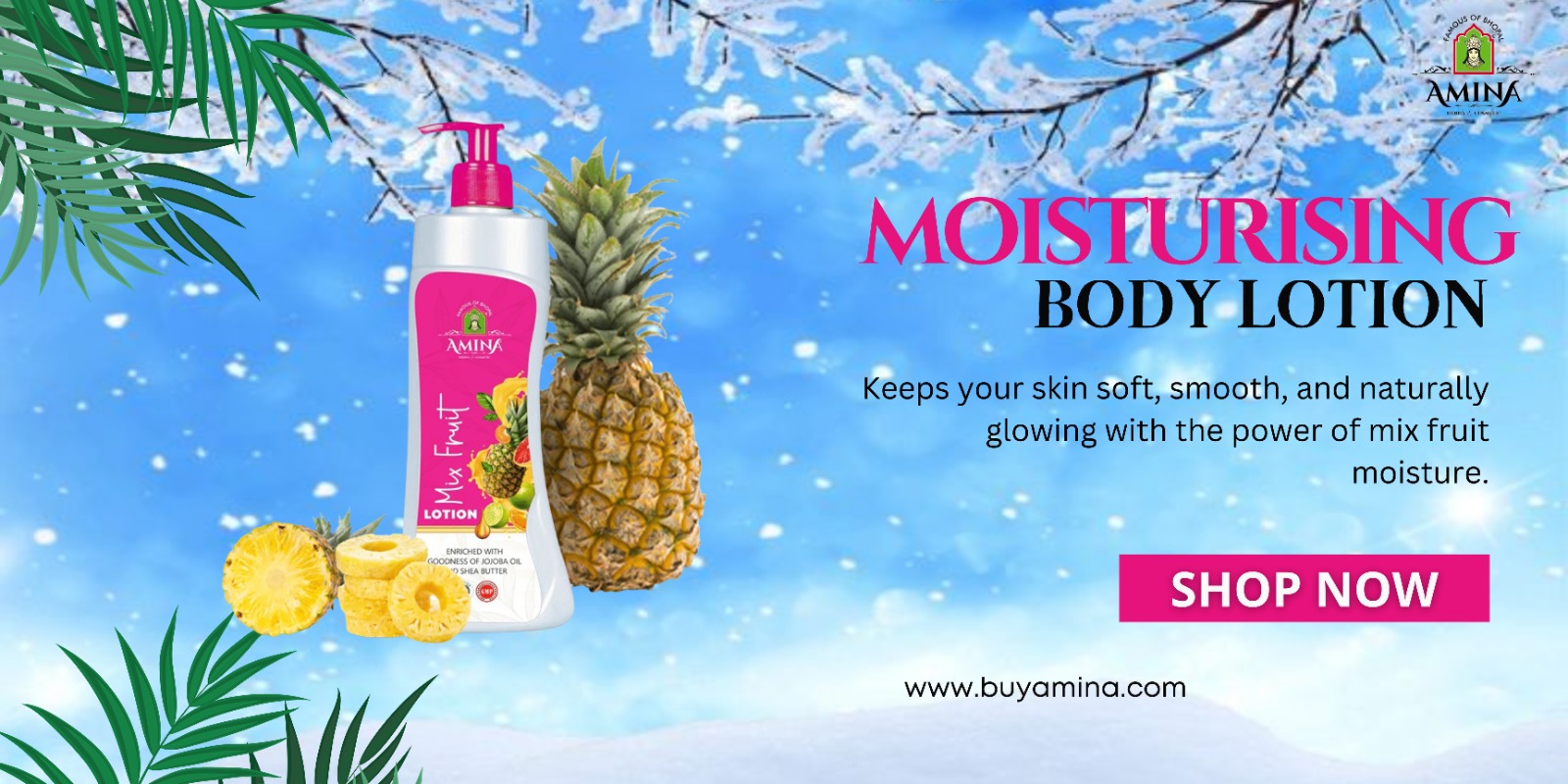 Amina Mix Fruit Moisturising Body Lotion: Your Skin’s Daily Dose of Fresh Glow