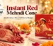 Amina instant red mehndi cone for festive mehndi designs
